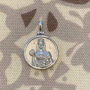 14k White Gold Awe Inspired “Mini Persephone” Pendant